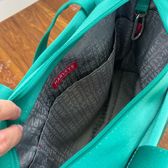 Harveys Aqua Woven Tote Bag - Picture 2 of 7